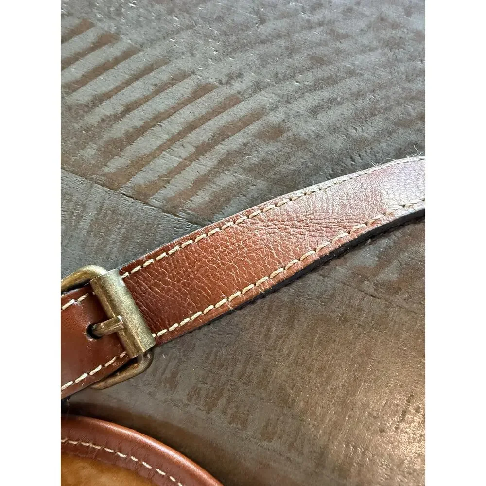 Patricia Nash Vichy Patina Prairie Rose leather Antique Rose Crossbody - Picture 10 of 12